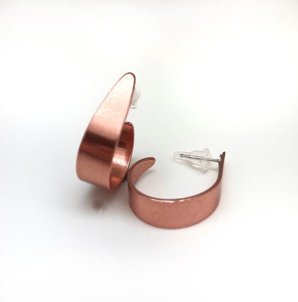 Copper Stud Hoop