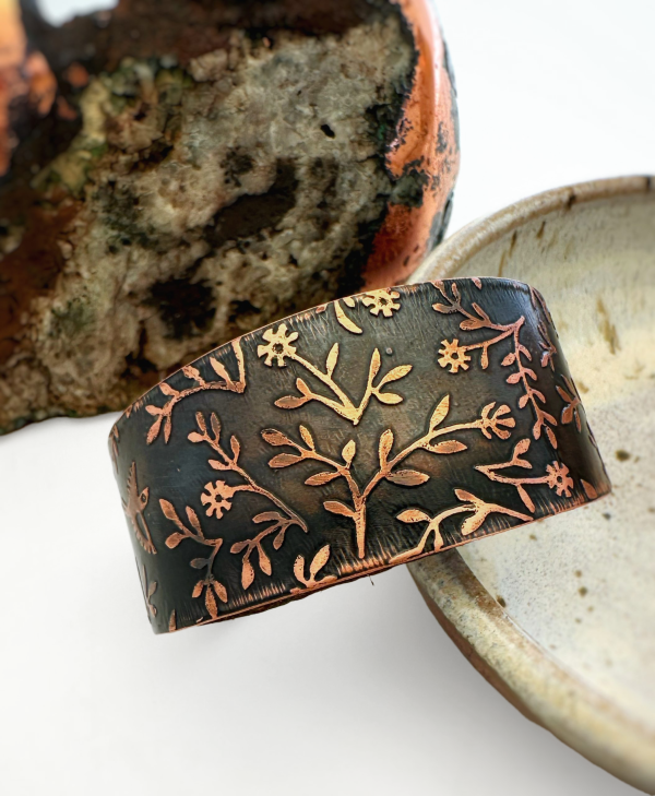 Adam Trest Art- Flower Filigree Cuff