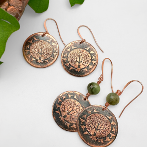 Adam Trest Art- Oak Earrings