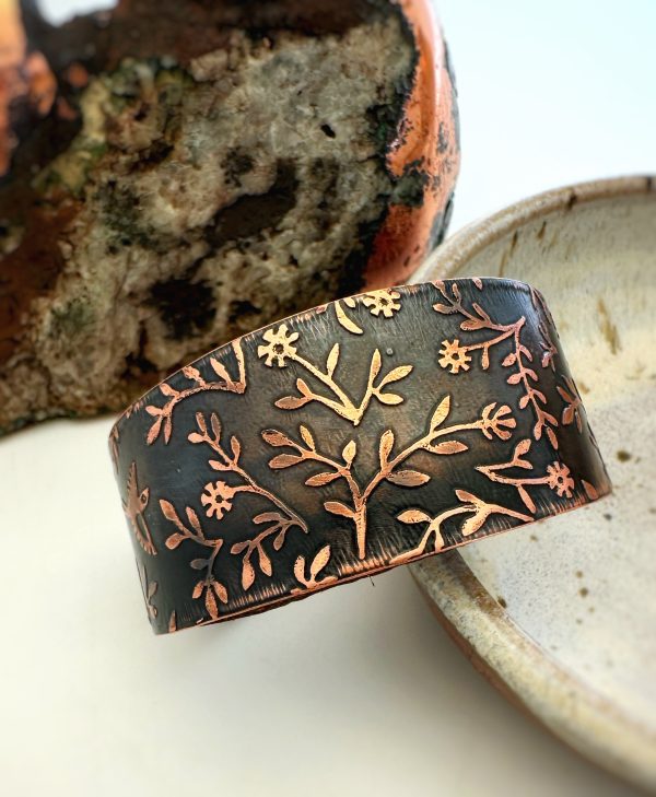Adam Trest Art- Flower Filigree Cuff