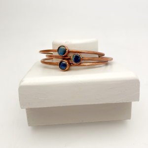 Labradorite Cuffs, Set of 3
