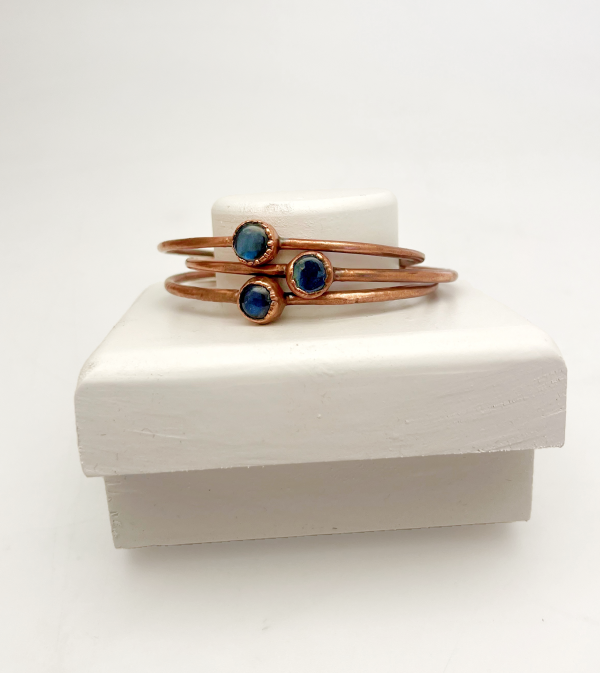 Labradorite Cuffs, Set of 3