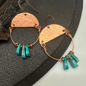 Kingman Turquoise Emporer Earrings